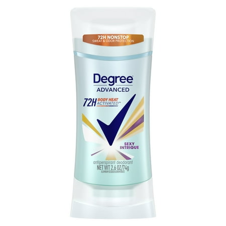 Degree Advanced Long Lasting Women's Antiperspirant Deodorant Stick Sexy Intrigue, 2.6 oz