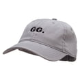 thumbnail image 2 of Good Game Embroidered Garment Washed Cotton Twill Cap - Grey OSFM, 2 of 5