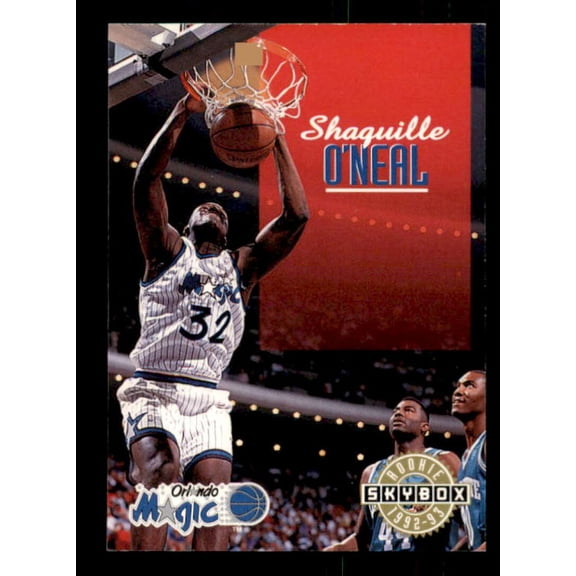 Collectible Shaquille O'Neal SP Rookie Card 1992-93 SkyBox #382