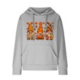 thumbnail image 3 of Thanksgiving Halloween Pullover Hoodie Women,Oversized Hoodies for Women Fall Fashion Heart Print Casual Sweatshirts Workout Pullover Long Sleeve Waffle Sweater with Pockets, 3 of 6
