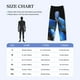 thumbnail image 4 of Fotbe Blue Viper Snake Pantalones de Pijama para Hombre, Pantalones de Dormir, Pantalones de Casa con Cintura Ajustable y Bolsillos-Medium, 4 of 6