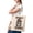 Natural, variant on Spooky Mama Scary Halloween Messy Hair Bun Mothers Tote Bag