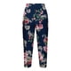 thumbnail image 4 of Ichuanyi liquidación para mujeres pantalones atléticos atléticos impresión floral pantalones de playa de cintura elástica casual ICHUANYI WER2023081600867, 4 of 5