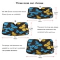 thumbnail image 5 of ALAZA Blue and Yellow Butterflies Windshield Sun Shade Car Foldable Visor Block UV Rays Protector 55"x27.6", 5 of 8