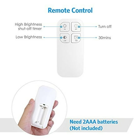 Amir Wireless Led Puck Light With Remote Control Under Cabinet Amir Wireless Led Puck Light With Remote Control Under Cabinet Lighting Closet Night Touch Switch Energy Saving For Bedroom Lockers