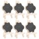thumbnail image 4 of Chalk Board Signs Mini Blackboards Memo Board For Pubs Kitchens Wood Material Rectangular Shape 10.6x8cm 7Pcs, 4 of 5