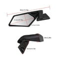 thumbnail image 2 of Sidaley Espejo lateral Espejo lateral para Maverick X3 2017-2022 Juego de 1 par de espejos laterales para Maverick X3 2017-2022 Accesorios para motos, 2 of 6