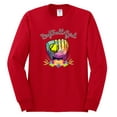 thumbnail image 2 of Wild Bobby, Colorful Softball Girl, Sports, Men Long Sleeve Shirt, Red, Large, 2 of 5
