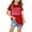 A_ Red, variant on YLSDY Girl's Letter T Shirts Love to The Moon and Back Print Round Neck Short Sleeve Tee Summer Casual T Shirt Blue 7 Years