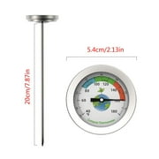 Long Stem Compost Soil Thermometer FastResponse Measuring Probe 10~76°C