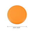 thumbnail image 5 of Disco volador de color sólido Unique Bargains 1 Pc 10.63" Naranja, 5 of 5