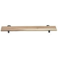 thumbnail image 5 of HUBERT® Reclaimed Wood Wall Shelf with Pipe Fitting - 48" L x 8" W x 1" H, 5 of 7