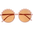 thumbnail image 1 of Minkissy 1 Paire de Lunettes de Soleil pour Enfants Fleur Rose Rétro Ac Protection Uv Usage Extérieur pour Enfants, 1 of 6