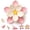Pink, variant on Magnetic Flower Bag Clips 10Pcs, 3D Lotus Sealing Clips for Food, Fridge Magnet Note Holders for Kitchen & Office