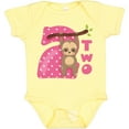 thumbnail image 3 of Inktastic Pink Sloth 2nd Birthday Girls Baby Bodysuit, 3 of 5