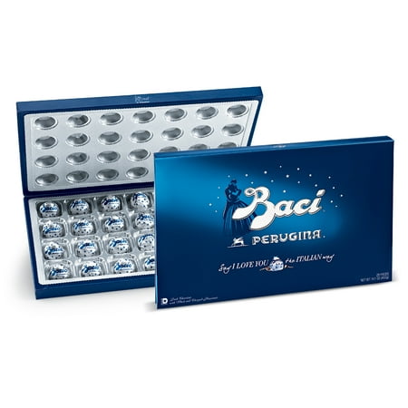 Baci Perugina Original Dark Chocolate Truffle with Hazelnut Core, 28