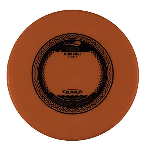 Sune Sports Cirrus Safety Line Plastic | Beginner Midrange Disc | Easy to Throw Midrange (Weight & Color May Vary 115-125g) (Orange, 115-125)