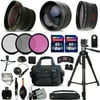 Deluxe 28 Piece Accessory Kit for Sony Alpha a5100, a6000, a5000, a3000, Alpha 7 II, 7S, 7R, Alpha 7, SLT-A77 II, SLT-A99, SLT-A58, SLT-A57, SLT-A37, SLT-A77, SLT-A35, SLT-A65, SLT-A55, SLT-A33, Alpha