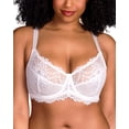 thumbnail image 1 of Sujetador Minizer HSIA, talla grande, con aros, cobertura total, blanco, 1 of 6