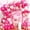 Hot Pink and Pink with Heart Metallic Rose Gold White Balloon, variant on Burgundy and Gold Balloons Arch Kit - 158Pcs Burgundy Maroon and Metallic Gold Balloon Garland Kit for Birthday Wedding Anniversary Bridal Bachelorette Wedding Mother's Day Party Decorations