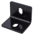 thumbnail image 2 of Hampton 5038523 2.4 x 3 x 0.188 in. Steel Inside & Outside Corner Brace, Black, 2 of 6