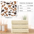 thumbnail image 3 of Brown Black Cow Pattern Dish Towels 6 Pack Kitchen Cleaning Dish Cloths Absorbent Reuseable Cleaning Cloths 11'' x 11'', 3 of 9