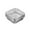White, variant on Aluminum Foil Pans For Air Fryer - 8 Inch Square Disposable Pans Thickened Aluminum Foil Containers No Lids 20 Pack - For Baking Cooking Roasting Food Storage Meal Prep