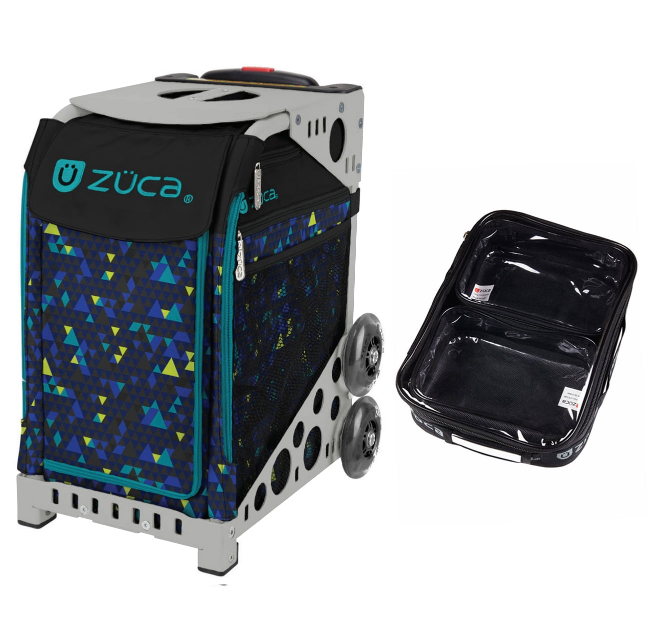 Zuca 18" Sport Bag Nexus with 1 Large and 2 Mini Utility Pouch (Gray