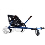 TechWonder Hover Kart Go Kart Adjustable Seat Attachment for 6.5 Hover-Board Buggy - Blue
