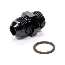 Fragola Performance 495103-Bl #8 X 3/4-16 (#8) Radius O-Ring Fitting Black