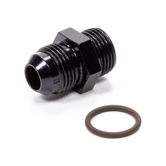 Fragola Performance 495103-Bl #8 X 3/4-16 (#8) Radius O-Ring Fitting Black