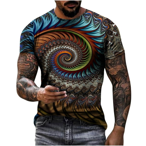 Lolmot Men's Unisex Daily T Shirt 3D Print Graphic Prints Animal Print Short Sleeve Tops Summer Casual Blouse Mens Shirt Tops