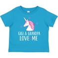 thumbnail image 3 of Inktastic Gigi and Grandpa Love Me Unicorn Grandchild Girls Toddler T-Shirt, 3 of 5