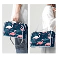 thumbnail image 3 of Flamingo Canvas Beach Blanket Picnic Mat - Outdoor Oversized Sandproof Mat for Camping, Travel, and Beach Trips - Foldable and Portable - Large Size with Quick Dry Material, 3 of 6