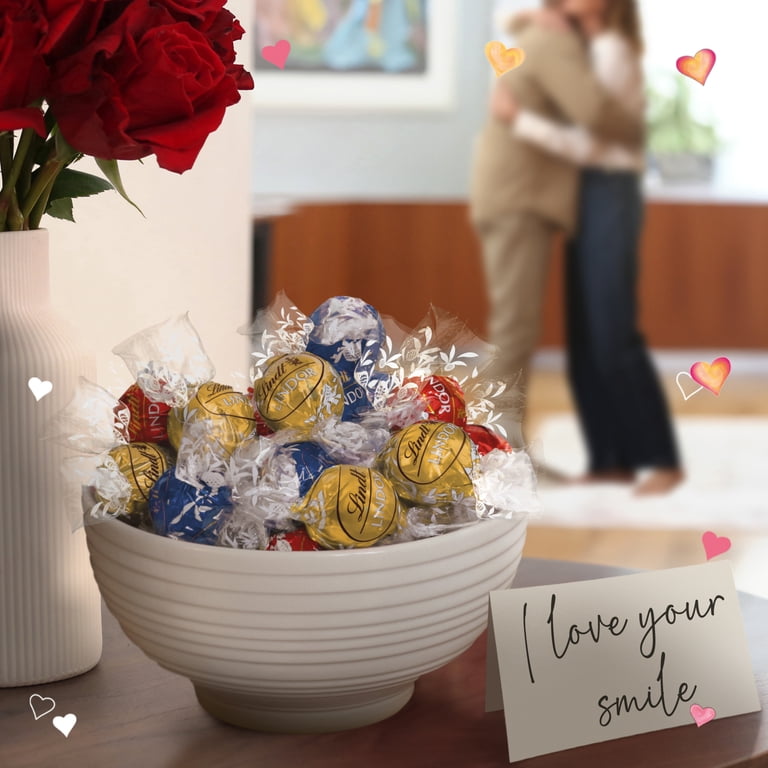 Lindt LINDOR Valentine's Day Assorted Chocolate Candy Truffles