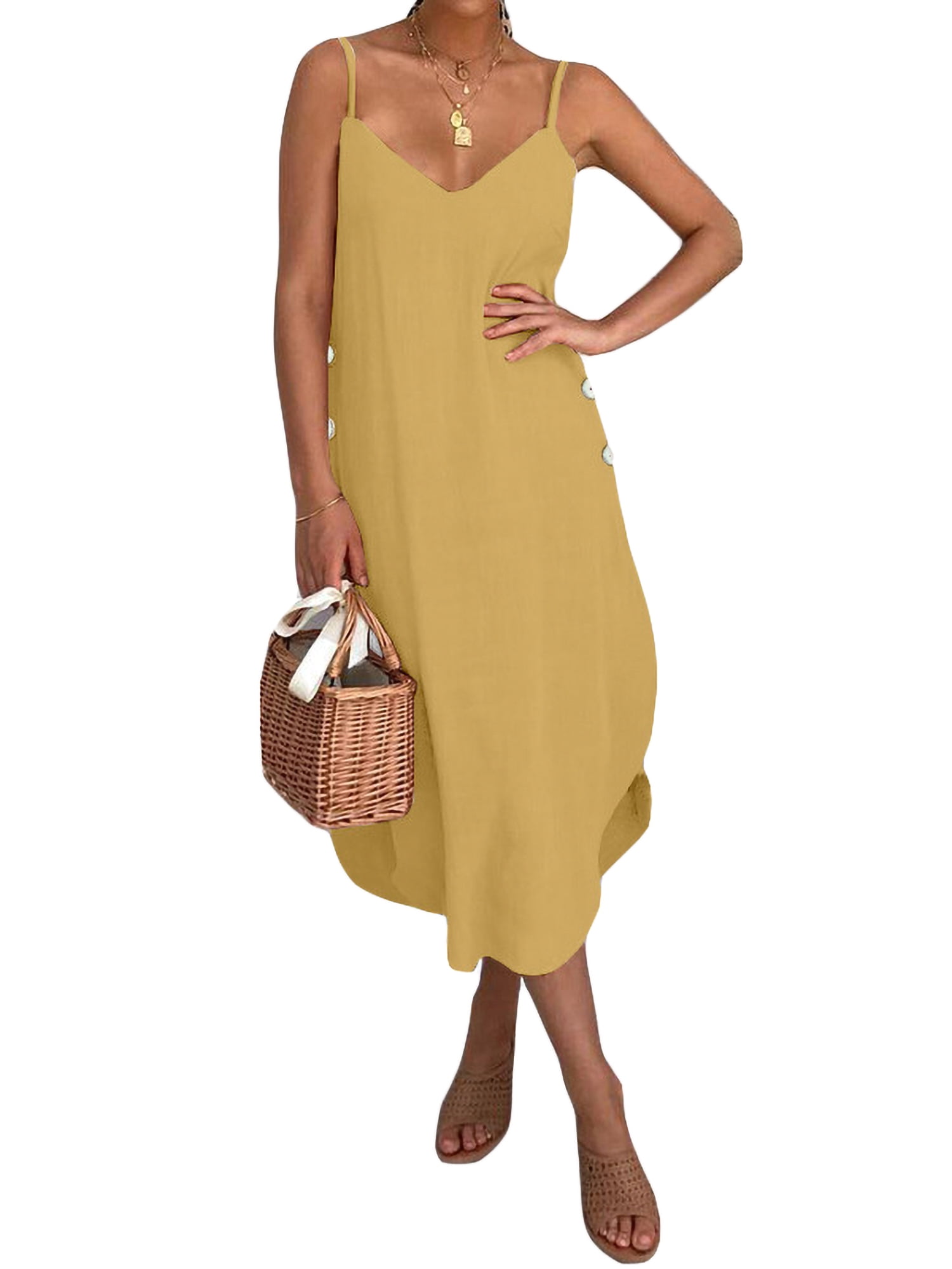 asymmetrical beach dress