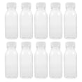thumbnail image 4 of 10 botellas de plástico transparente de 200 ml para almacenar leche y bebidas., 4 of 8