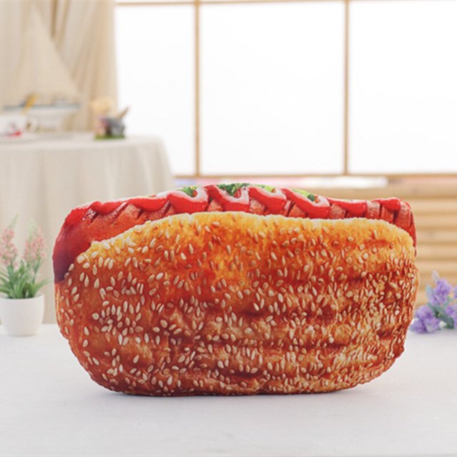 8 Styles Simulation Cookies&Pizza Plush Nap Pillow Stuffed Funny Food Shape Toys for Children & Kids Creative Soft Cushion Gift50cm Deng Xun unisex