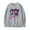 Gray, variant on AJ Lee Carzy Is My Superpower Merch Crewneck Sweatshirts Cosplay Women Men Fashion Long Sleeve Stylish Y2K Design Top