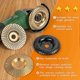 thumbnail image 5 of 4PC Angle Grinder Wood Carving Disc Set, Wood Shaper Carving Disc for Angle Grinder Attachments, Woo, 5 of 5