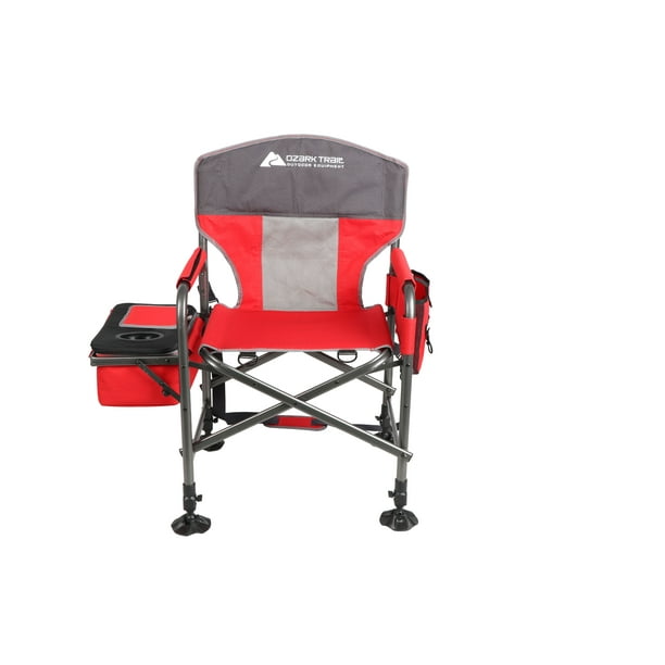 Ozark Trail Director Style Fishing Chair with Side Cooler
