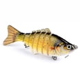 thumbnail image 1 of Swimbait Fishing Lure Wobblers 7 Segment Minnow Sinking Plastic Tackle Hard Baits, 1 of 8