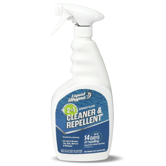 Liquid Rhyno 2-in-1 Shower Glass Cleaner   Repellent (12083)