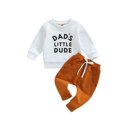 

Kids Baby Boy Long Sleeve Christmas Clothes Set T-shirt+Plaid Pants 2PCS Outfits