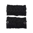 thumbnail image 3 of Clearance! headbands for women headbands for women non slip Unisex Elastic Knitted Thermal Head Hairband Sweet Girls Sport Hair Accessories Big sales Black, 3 of 3