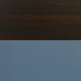 thumbnail image 3 of Regency Cain Small 30 in. Round X-Base Breakroom Table- Mocha Walnut & 4 Zeng Stack Chairs- Blue, 3 of 8