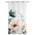 thumbnail image 2 of nqOlkjepod Outdoor Curtains for Patio Waterproof, Elegant Spring Floral Outdoor Privacy Panels Grommet, Pastoral Flower Watercolor Blackout Outside Curtains for Porch/Cabana/Pergola 54"x95", 1 Panel, 2 of 8