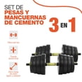 thumbnail image 3 of Set de Mancuernas Ajustables Altera 30 kg con Barra Recta y Discos Intercambiables, 3 of 9