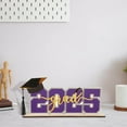 thumbnail image 5 of HLONK 2025 Graduation Season Decoration Grad Party Decor Graduation Party Grad Party Table Wood Sign Holiday Decorations for Home Festival Decor, 5 of 5