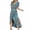 E, variant on Clearance! SDJMa Women's Summer Maxi Dress 2022 Casual Boho Floral Wrap V Neck Short Sleeve Ruffle Split Flowy Long Beach Dresses